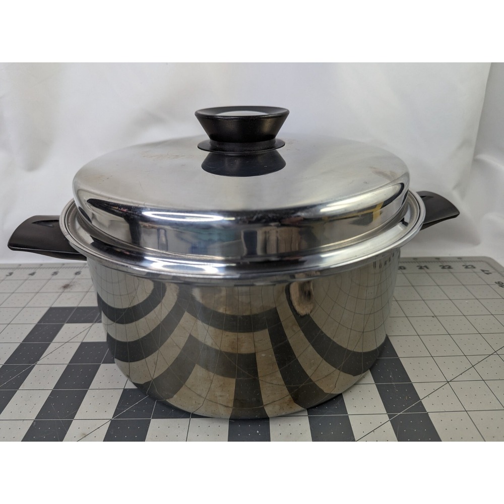 Celebrity Stock Pot Stainless Stock Pot Pan Egg Poacher 304S 3 Ply